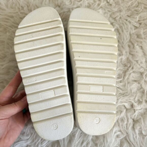 Shellys London Black Leather Platform Slide Sandal Y2K | Size 36 - Picture 5 of 8